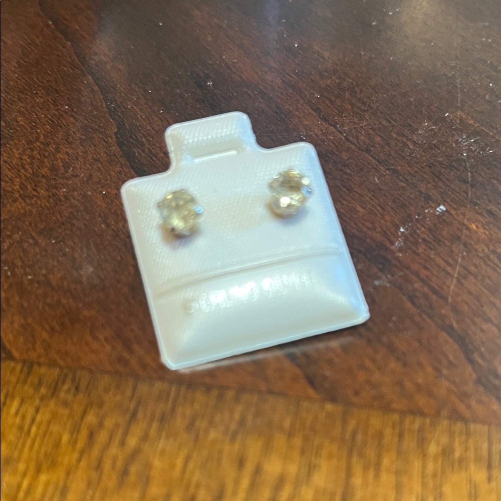 Sterling silver Citrine gemstone earrings